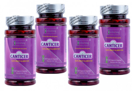 Canticer - Pachet 2 luni + GRATUIT la prima comandă cartea ”Ce mănânci ca să combați cancerul”