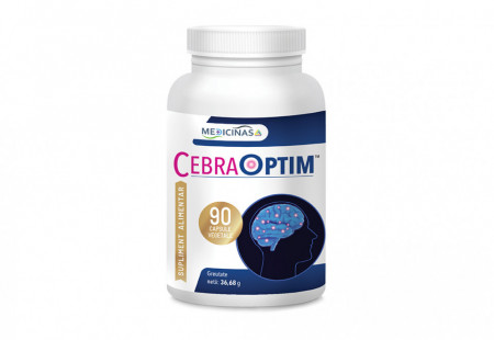 Cebraoptim (90 cps.) + GRATUIT la prima comandă cartea Afecțiunile creierului și importanța alimentației