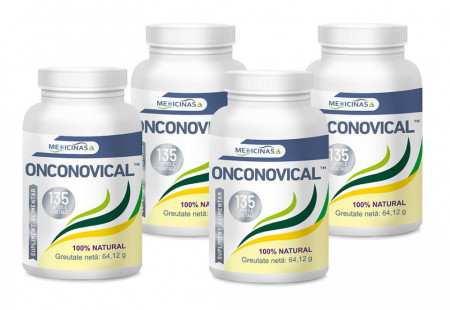 Onconovical - Pachet 2 luni + GRATUIT la prima comandă cartea ”Ce mănânci ca să combați cancerul”