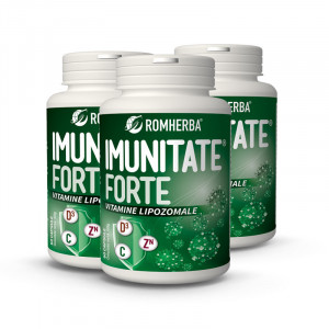 IMUNITATE FORTE - vitamine Lipozomale (C, D, Zn) - 2+1 GRATIS