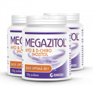 Megazitol 40:1 myo-inozitol & D-chiro-inozitol - pachet economic