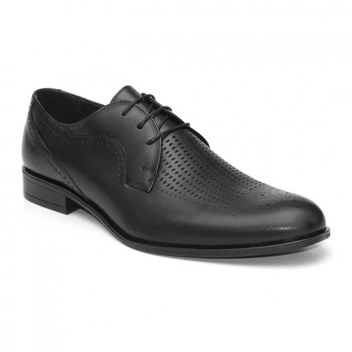 Pantofi eleganti barbati Belgium Negru (piele naturala)