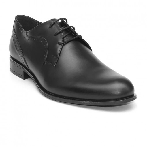 Pantofi eleganti barbati Praga negru (piele naturala)