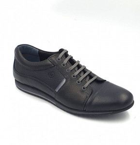 Pantofi sport barbati din piele naturala Andrian Negru