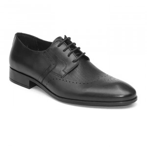Elegant black Monte Carlo men's shoes