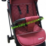 Cărucior sport ultracompact Baby Care S 600 Rosu