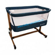 Pătuț CO-SLEEPER cu balansoar Babies(Baby Care)Turquoise