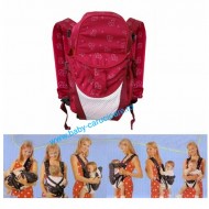 Marsupiu textil multifuncțional 6 in1 Rosu