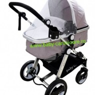 Cărucior nou născut 2 in 1 Baby Care S 535 Grey
