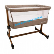 Pătuț CO-SLEEPER cu balansoar Babies(Baby Care)Light Grey