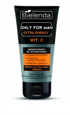 Bielenda Only For Men Extra Energy gel za čišćenje lica 150ml