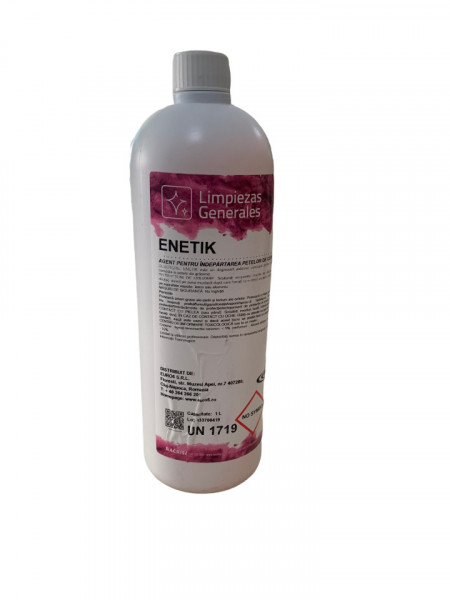 Detergent pentru îndepărtarea petelor de cerneala - ENETIK
