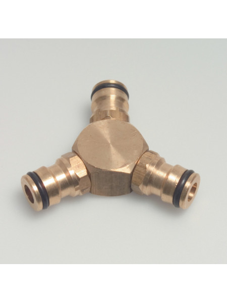Adaptor imbinare 3 cuple rapide - alama
