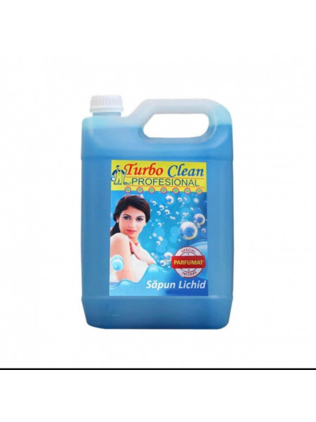 Sapun lichid Turbo Clean cu glicerina, AROMA BUBBLE GUM- 5 L
