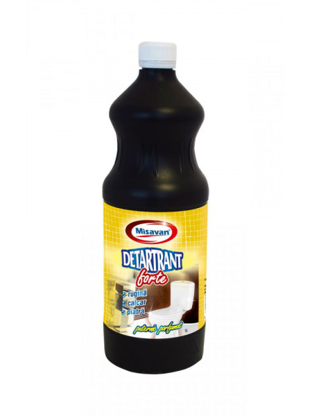 DETARTRANT FORTE 1L-parfumat este recomandat pentru indepartarea petelor si depunerilor de pe pavimente, utilaje, conducte, tevi