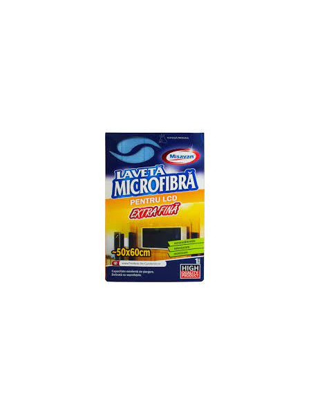 Laveta microfibra pentru ecrane LCD Misavan 60*50cm, 1buc/set