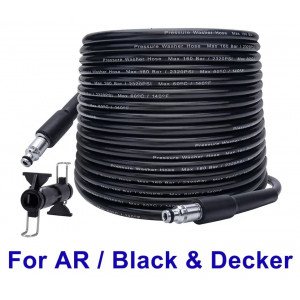 Furtun pentru aparat de spălat BLACK & DECKER profesional, QUICK-QUICK - 10 metri