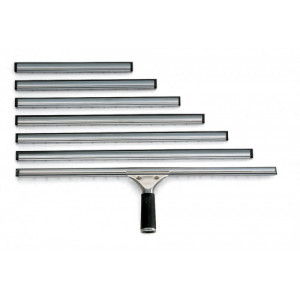 RACLETA INOX PULEX pentru spălat geamuri- EuroMop si banda cauciuc Pulex - 45 cm