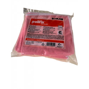 Laveta Universala ,ECOLAB Polifix din Microfibra, 40x40 cm, ROZ