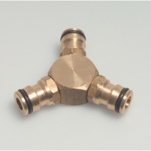 Adaptor imbinare 3 cuple rapide - alama