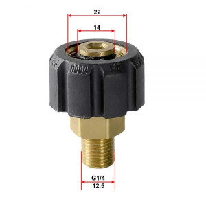 Adaptor lance spumare Karcher Seria pro HD / HDS – OLD (pistol vechi cu filet standard M 22)