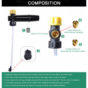 Lance spuma Eco, pentru aparat de spalat RYOBI