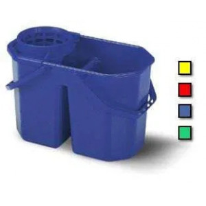 Găleată profesionala din plastic 15 L cu 2 compartimente, 2 mânere și sită