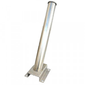 Suport inox lance jet , dubla, cu prindere in podea , diametru 100 mm