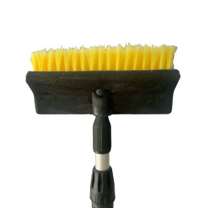 Perie camioane /lance telescopică cu racord apa, robinet 140-250cm