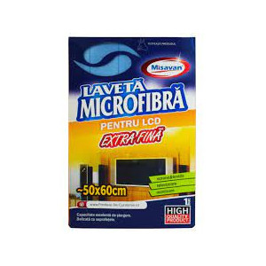 Laveta microfibra pentru ecrane LCD Misavan 60*50cm, 1buc/set