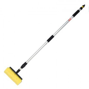 Perie camioane /lance telescopică cu racord apa, robinet 140-250cm