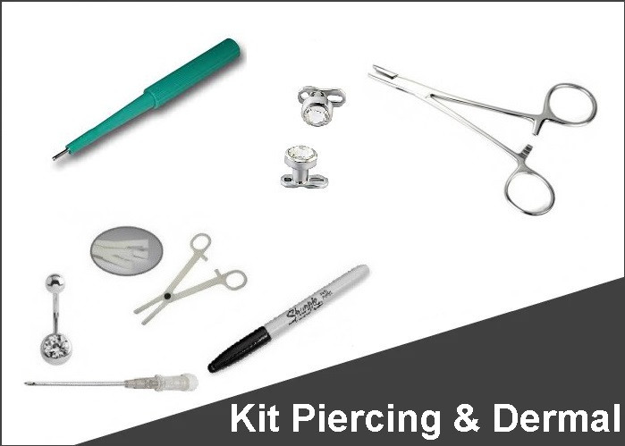 Kit Piercing e Dermal