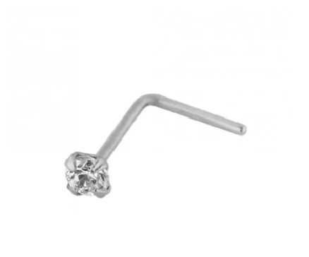 Nostril Stud Bianco (3mm) 1,0ø