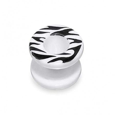 Tunnel In UV Zebra Bianco 18mm