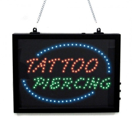 "Tattoo" & "Piercing" Led