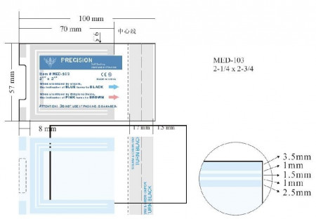 BUSTE AUTOSIGILLANTI STERILIZZAZIONE 90X255MM