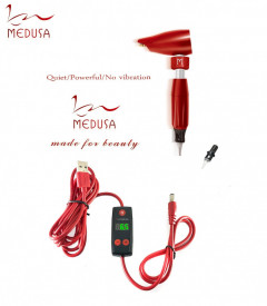 Dermografo con Cavo alimentatore Permanente Makeup & Tattoo (Supporta aghi cartuccia universale)