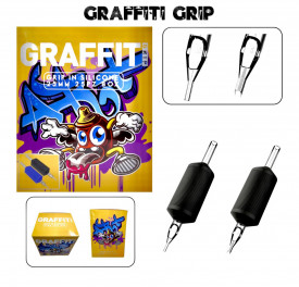 GRAFFITI GRIP BLACK 7 ROUND 25MM 25PZ