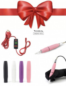 Set Penna Radical PMU Colore White + Mini alimentatore RCA