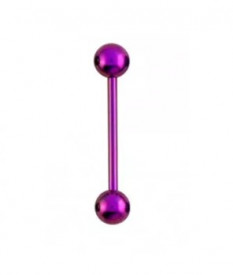 Barbell In Titanio Viola 1,2ø, 12mm