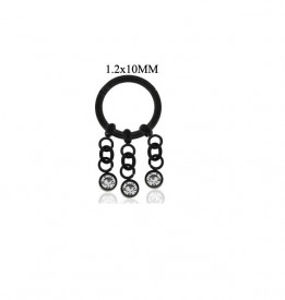 Circular Clicker Black 1.1ø X 10mm