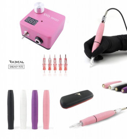 SET PMU PENNA Black & ALIMENTATORE PINK