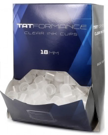 TATFORMANCE - CLEAR INK CUPS 16 MM 500 pz