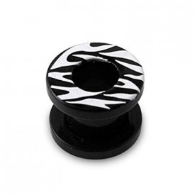 Tunnel In UV Zebra Nero 10mm