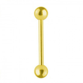 Barbell In Titanio Oro 1,2ø, 12mm