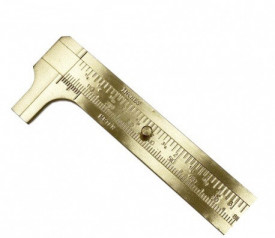 Calibro in Ottone Per Gioielli 0-80mm Div 0,10mm