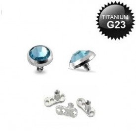 Titanium Dermal Completo Light Blue 3mm