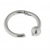 Circular Clicker Silver Con pallina 1,0ø, 8mm