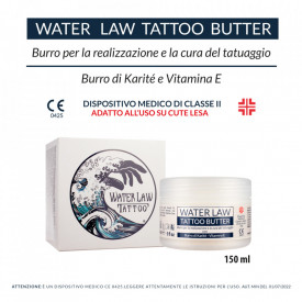 Espositore 24 Pezzi Water Law Tattoo Butter - 150 ml tasse incluse