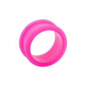 Tunnel in silicone Rosa 14mm